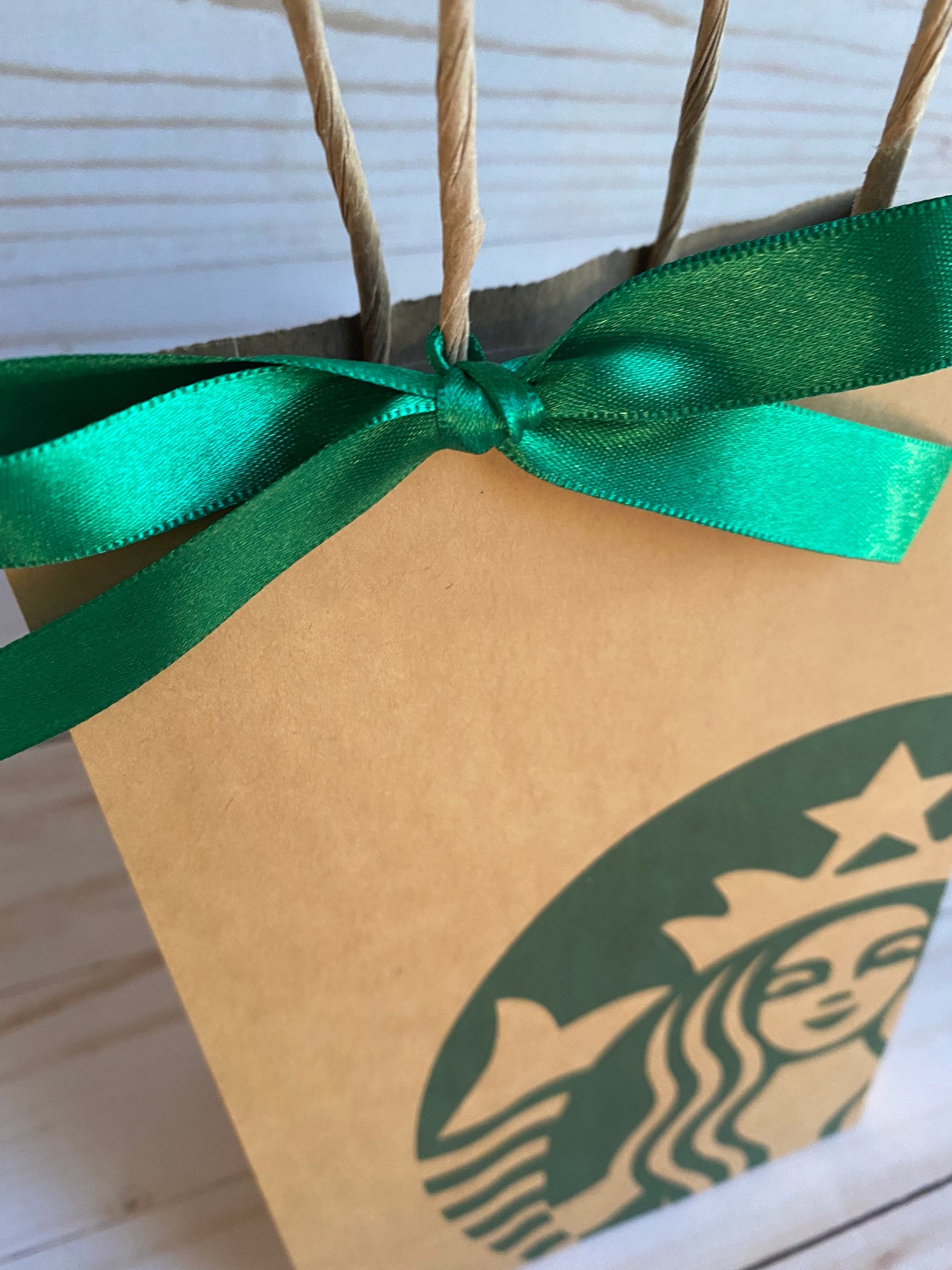 Set of 12 Starbucks coffee birthday party favor bags / Goodies / Treat bags / Frappe Birthday party Decoration