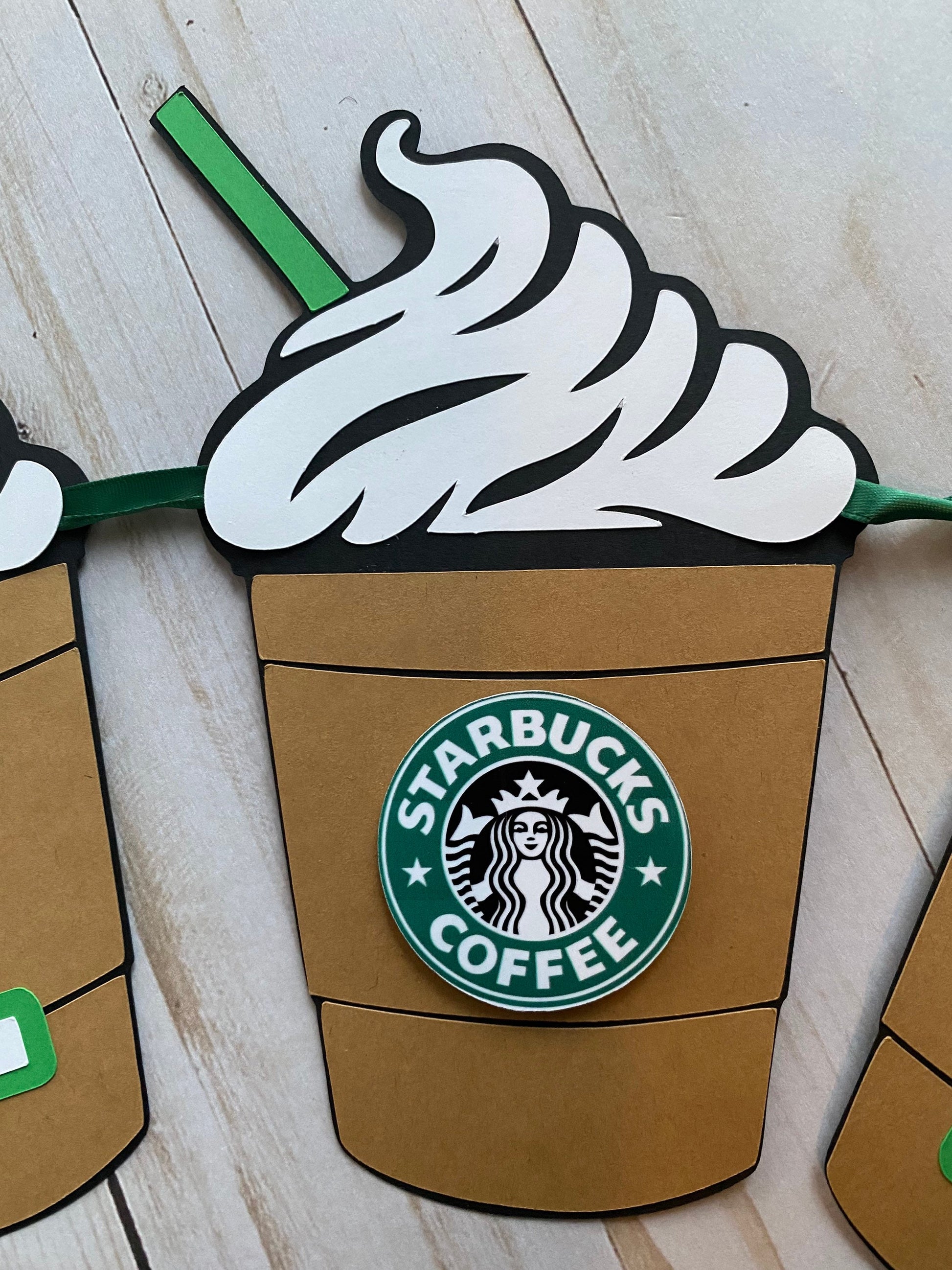 Starbucks coffee birthday party Banner / Frappe Birthday party Decoration