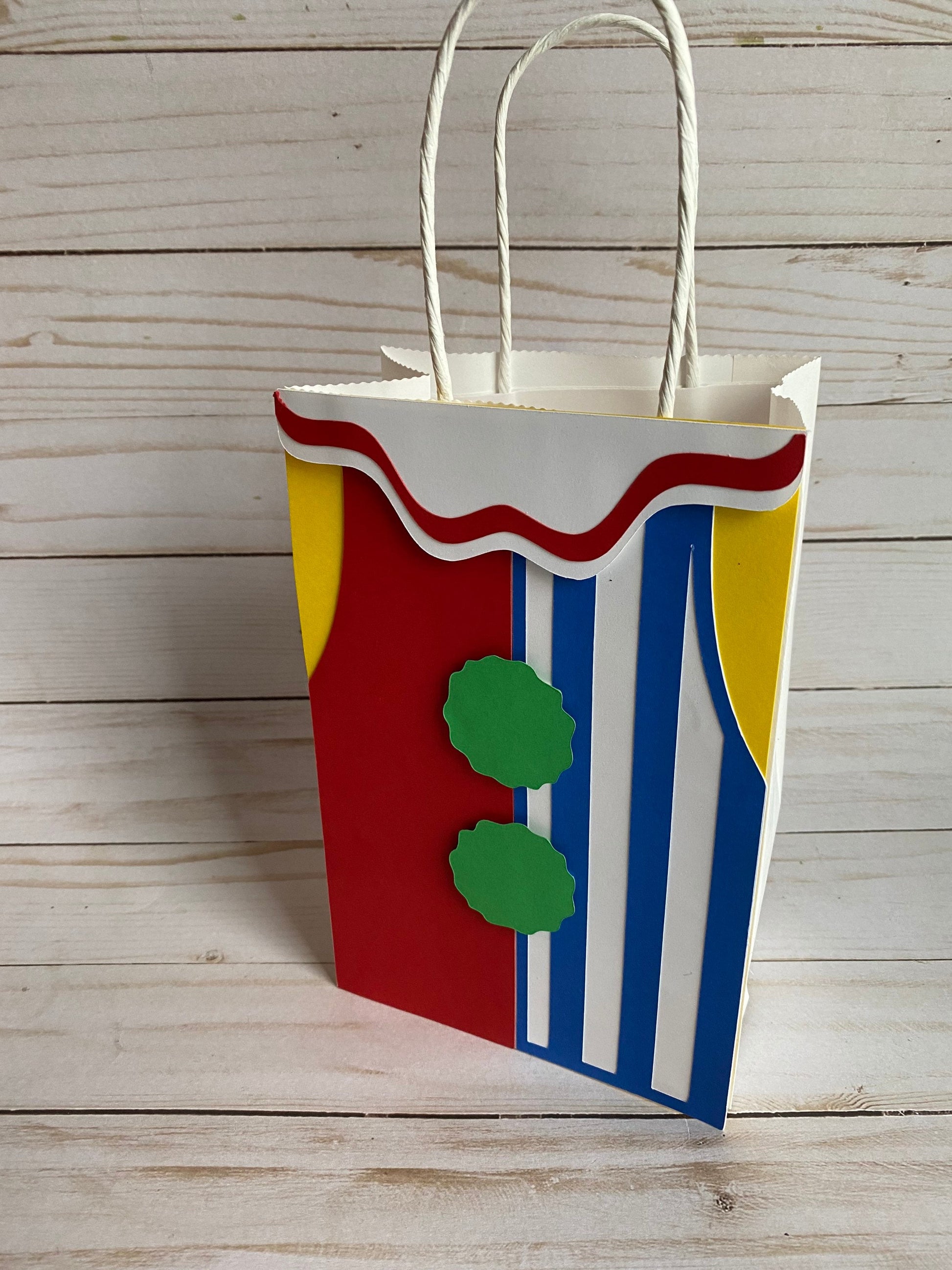 Set of 12 clown circus birthday party favor bags / Goodies / Treat bags / First Birthday party Decoration