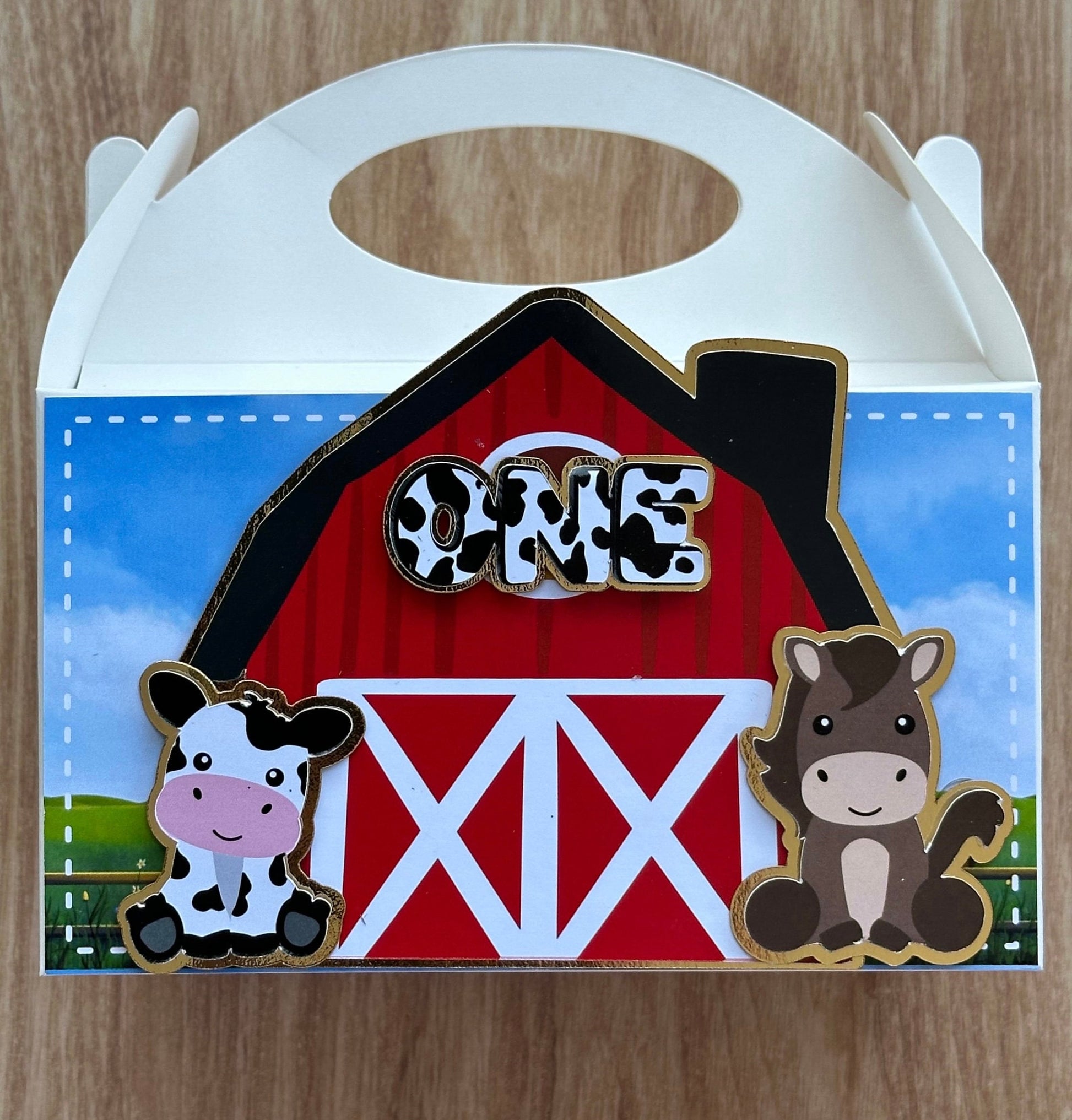 Farm Gable Box, Farm Decoration, Farm Theme, Farm Birthday, Farm Treat Bags, Farm Decorations, farm decoration, party decoration